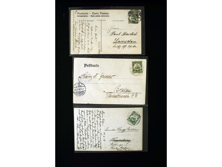 1901/03, Partie mit 30 Ansichtskarten mit zum Teil besseren Ansichten, bis auf eine Karte alle gebraucht aus DSWA (zum Teil i
