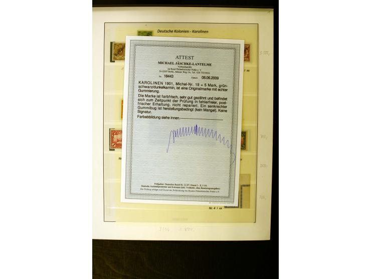 1899/1919, in den Hauptnummern augenscheinlich kpl. ungebrauchte/postfrische und zusätzlich gestempelte Sammlung mit einigen 