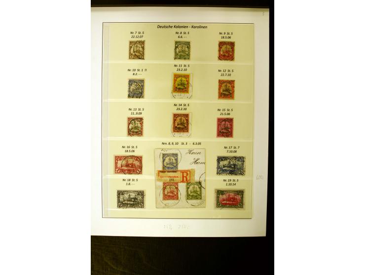 1899/1919, in den Hauptnummern augenscheinlich kpl. ungebrauchte/postfrische und zusätzlich gestempelte Sammlung mit einigen 