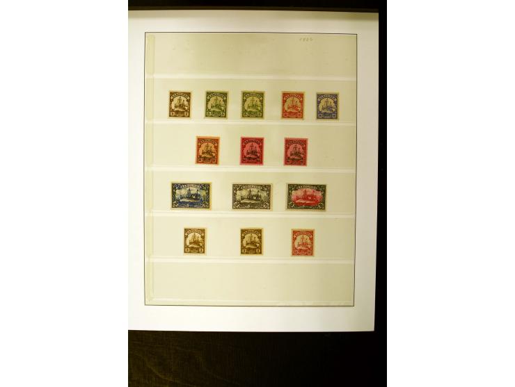 1899/1919, in den Hauptnummern augenscheinlich kpl. ungebrauchte/postfrische und zusätzlich gestempelte Sammlung mit einigen 