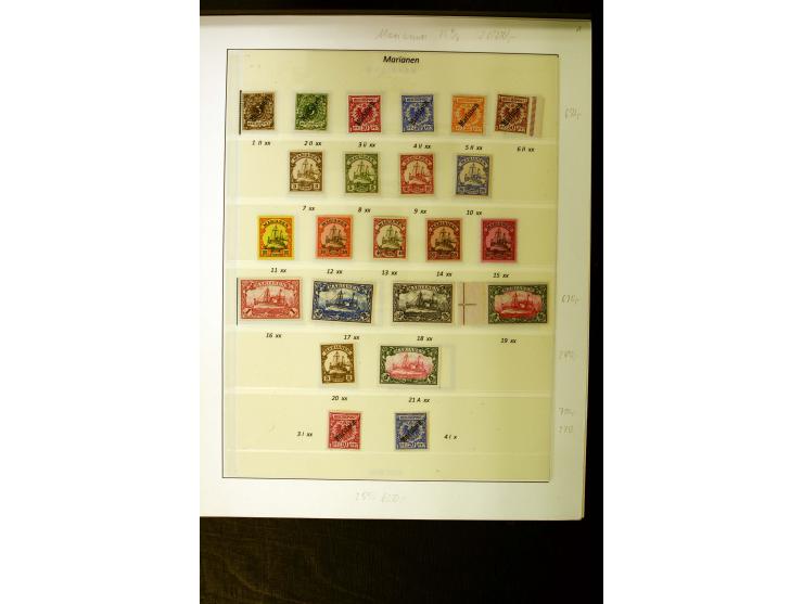 1899/1919, ungebrauchte/postfrische und gestempelte Sammlung mit u.a. Mi.-Nr. 1-2I und 6 I (je doppelt sign. Bothe BPP), Mi.-