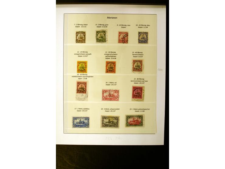 1899/1919, ungebrauchte/postfrische und gestempelte Sammlung mit u.a. Mi.-Nr. 1-2I und 6 I (je doppelt sign. Bothe BPP), Mi.-