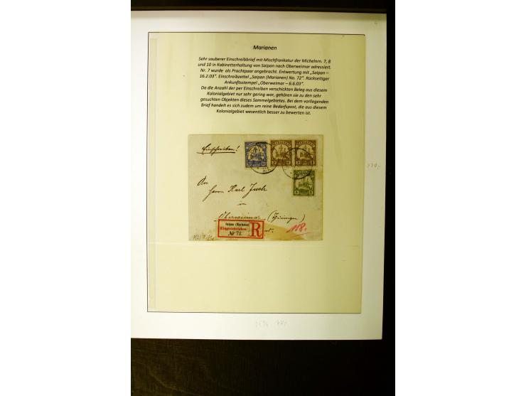 1899/1919, ungebrauchte/postfrische und gestempelte Sammlung mit u.a. Mi.-Nr. 1-2I und 6 I (je doppelt sign. Bothe BPP), Mi.-