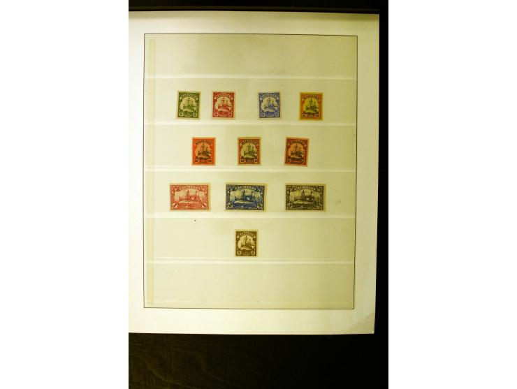 1899/1919, ungebrauchte/postfrische und gestempelte Sammlung mit u.a. Mi.-Nr. 1-2I und 6 I (je doppelt sign. Bothe BPP), Mi.-