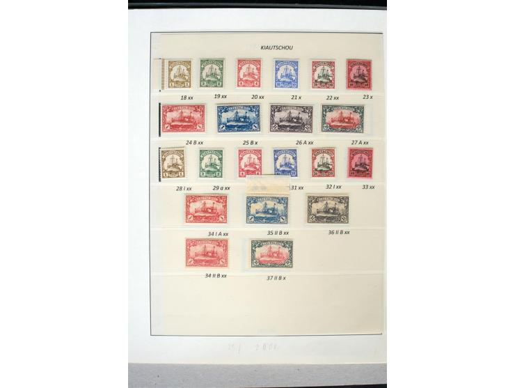 1898/1919, meist ungebrauchte und gestempelte Sammlung mit gutem Vorläuferteil, Farben, bessere und kpl. Ausgaben, ab 1901 me