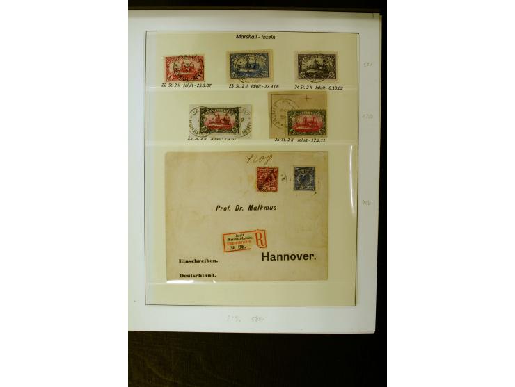 1892/1919, meist ungebrauchte und gestempelte Marken mit 2 Vorläufer-Werten, besseren und kpl. Ausgaben und 4 R-Briefen (u.a.