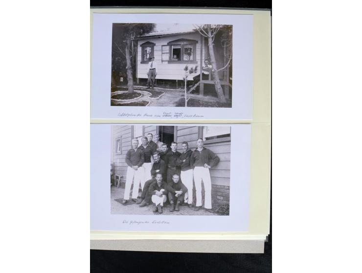 1915/1916, Partie mit 4 Belegen aus bzw. in das Lager "Motuihi" in zum Teil fehlerhafter Erhaltung, dazu 4 frankierte Postkar