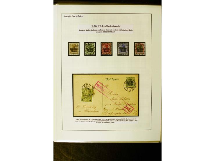 1914/18, gestempelte Sammlung mit u.a. Belgien Mi.-Nr. 20bI, 24IAPFI, 24IB, Etappe West Mi.-Nr. 3b, 11IIF, Ober-Ost 12A, Biel