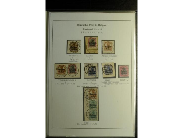 1914/18, kleine Partie mit Besonderheiten