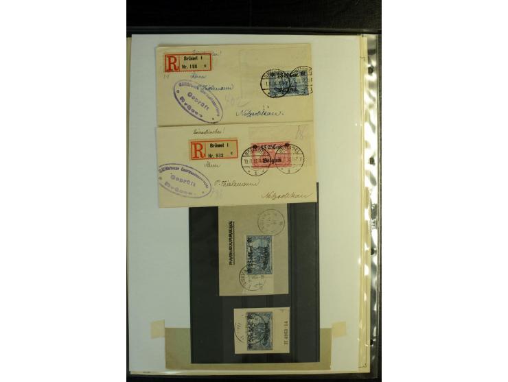 1914/18, kleine Partie mit Besonderheiten