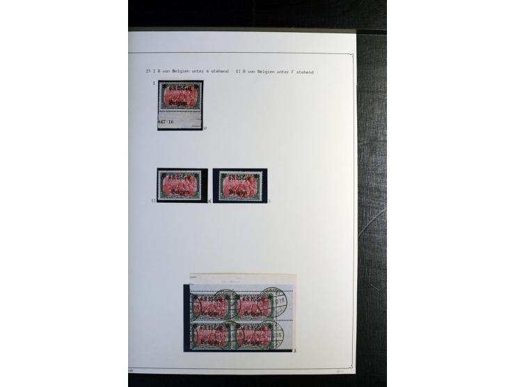 1914/18, kleine Partie mit Besonderheiten