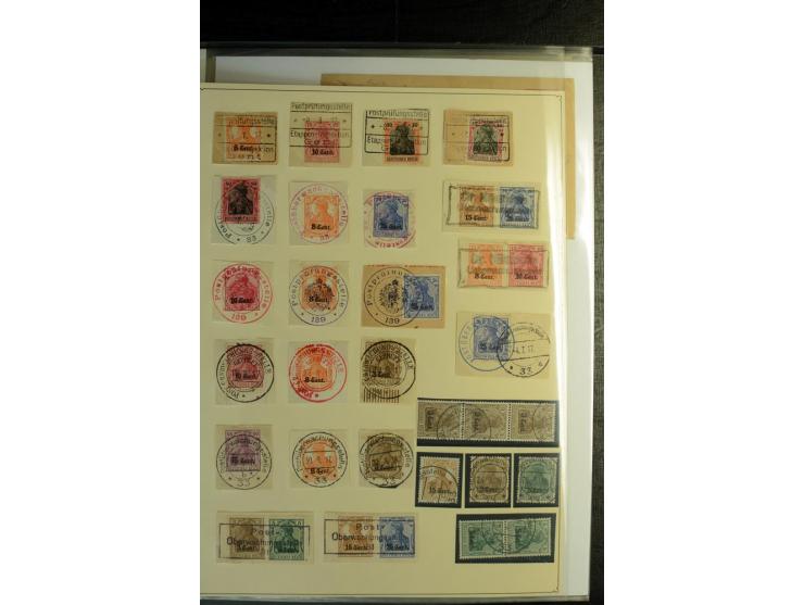 1914/18, kleine Partie mit Besonderheiten