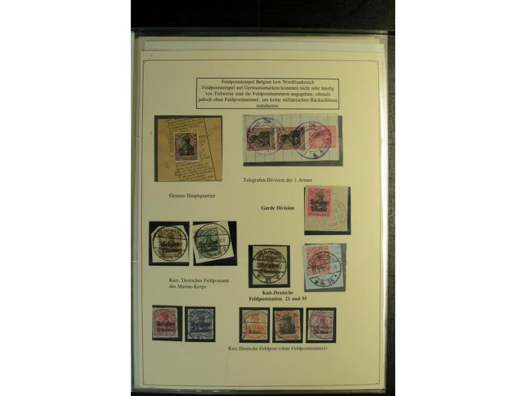 1914/18, kleine Partie mit Besonderheiten