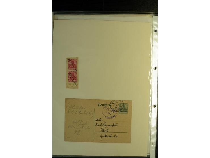 1914/18, kleine Partie mit Besonderheiten