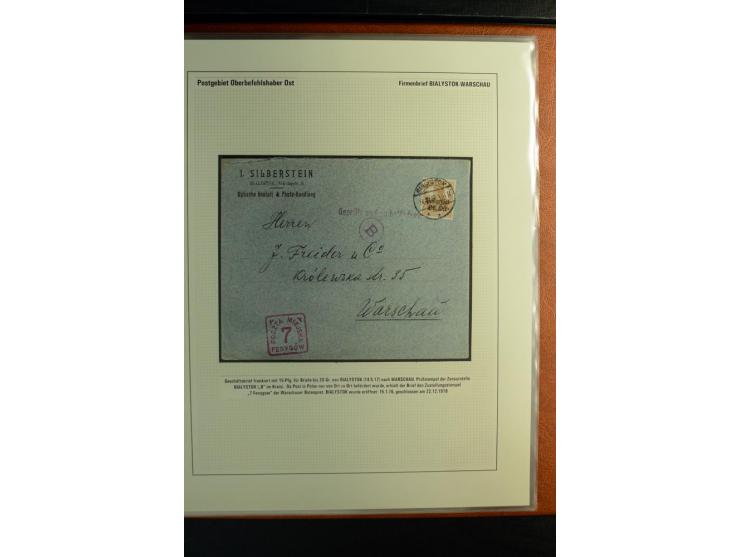 1916/1918, interessante Sammlung mit 30 Briefen, Karten und Ganzsachen, dabei u.a. viele R-Bedarfsbriefe, verschiedene Zensur