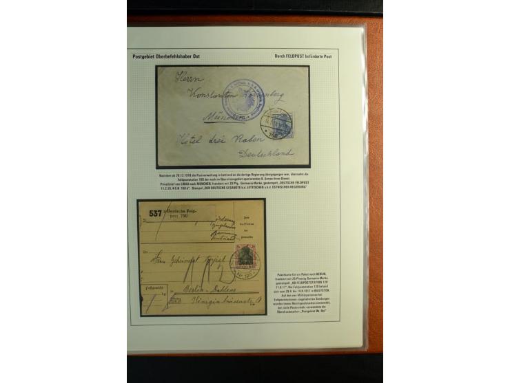 1916/1918, interessante Sammlung mit 30 Briefen, Karten und Ganzsachen, dabei u.a. viele R-Bedarfsbriefe, verschiedene Zensur