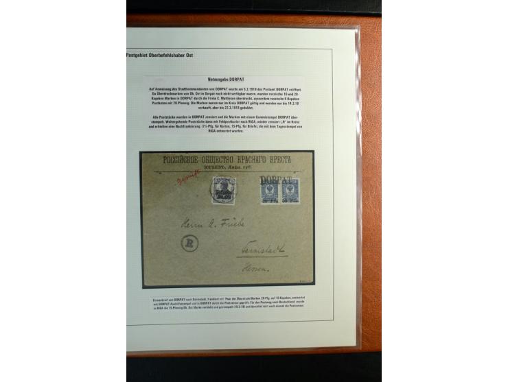 1916/1918, interessante Sammlung mit 30 Briefen, Karten und Ganzsachen, dabei u.a. viele R-Bedarfsbriefe, verschiedene Zensur