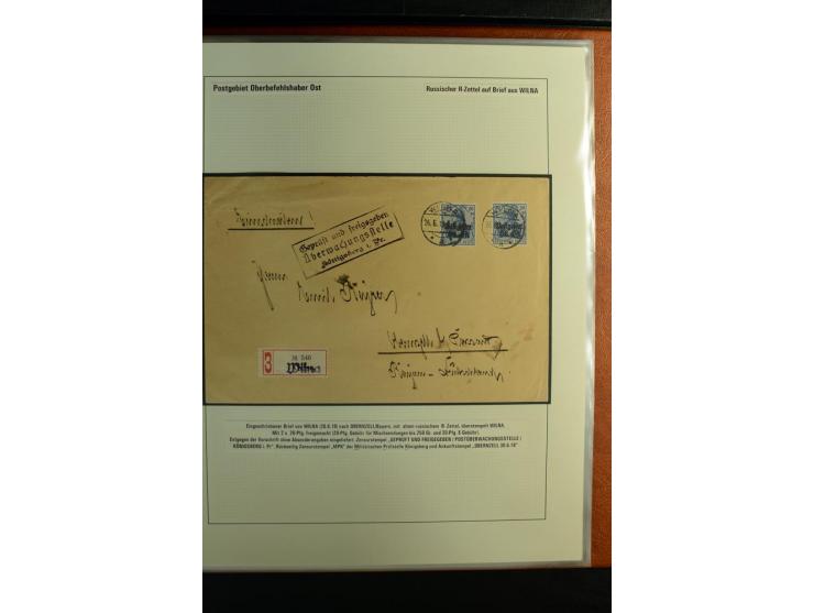 1916/1918, interessante Sammlung mit 30 Briefen, Karten und Ganzsachen, dabei u.a. viele R-Bedarfsbriefe, verschiedene Zensur