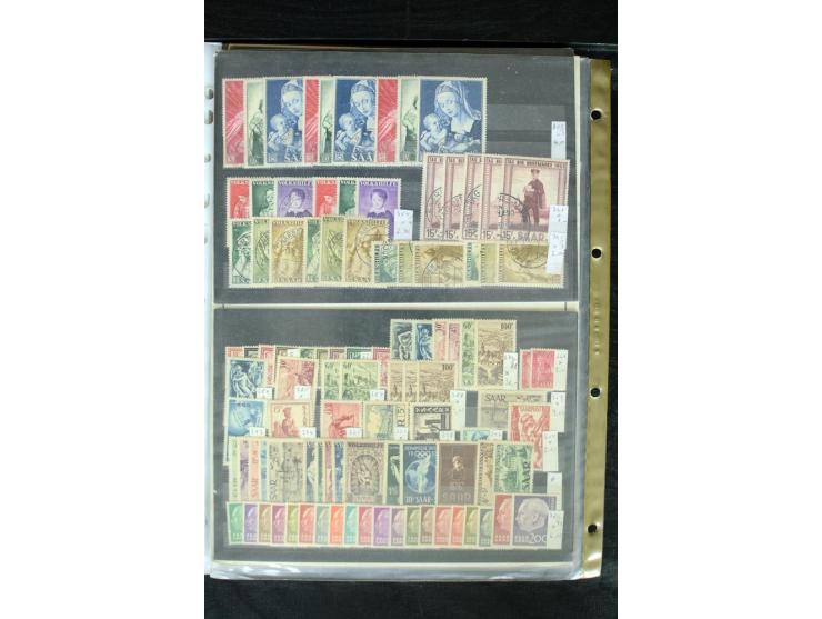 1920/59, postfrischer, ungebrauchter und gestempelter Bestand mit u.a. Mi.-Nr. 10yI, 144-50 (3), 151-57 (2), 161-67, 171-77, 