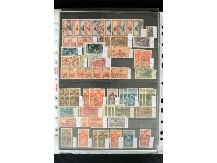1920/59, postfrischer, ungebrauchter und gestempelter Bestand mit u.a. Mi.-Nr. 10yI, 144-50 (3), 151-57 (2), 161-67, 171-77, 