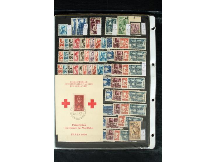 1920/59, postfrischer, ungebrauchter und gestempelter Bestand mit u.a. Mi.-Nr. 10yI, 144-50 (3), 151-57 (2), 161-67, 171-77, 