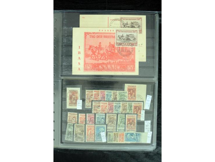 1920/59, postfrischer, ungebrauchter und gestempelter Bestand mit u.a. Mi.-Nr. 10yI, 144-50 (3), 151-57 (2), 161-67, 171-77, 