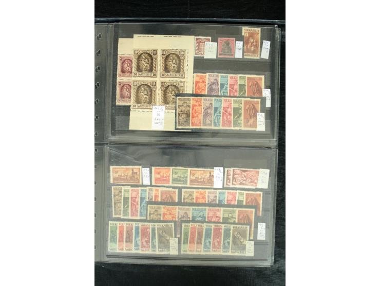 1920/59, postfrischer, ungebrauchter und gestempelter Bestand mit u.a. Mi.-Nr. 10yI, 144-50 (3), 151-57 (2), 161-67, 171-77, 