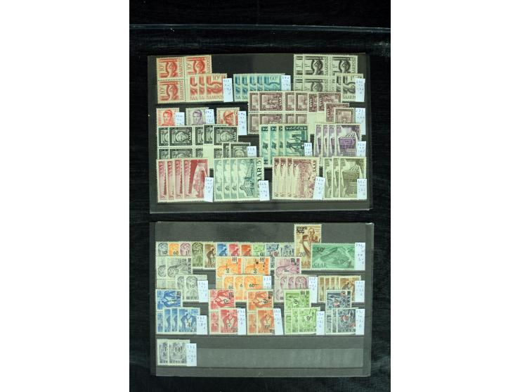 1920/59, postfrischer, ungebrauchter und gestempelter Bestand mit u.a. Mi.-Nr. 10yI, 144-50 (3), 151-57 (2), 161-67, 171-77, 