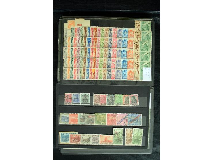 1920/59, postfrischer, ungebrauchter und gestempelter Bestand mit u.a. Mi.-Nr. 10yI, 144-50 (3), 151-57 (2), 161-67, 171-77, 