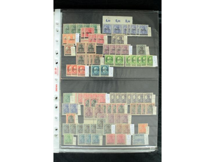 1920/59, postfrischer, ungebrauchter und gestempelter Bestand mit u.a. Mi.-Nr. 10yI, 144-50 (3), 151-57 (2), 161-67, 171-77, 