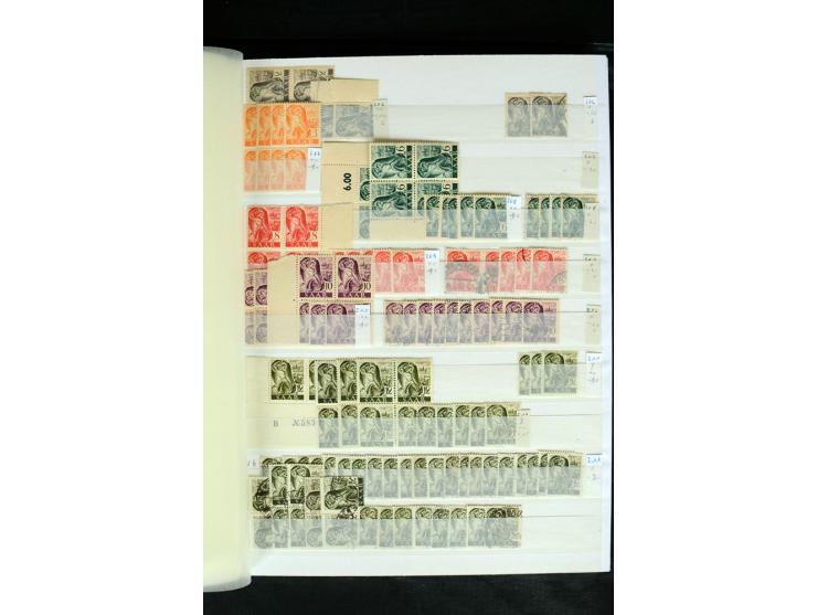 1920/59, postfrischer, ungebrauchter und gestempelter Bestand mit u.a. Mi.-Nr. 10yI, 144-50 (3), 151-57 (2), 161-67, 171-77, 