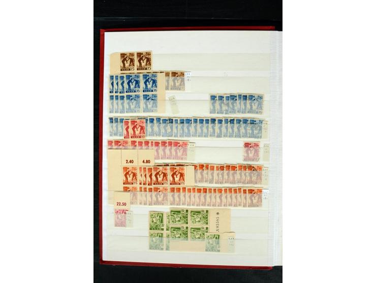 1920/59, postfrischer, ungebrauchter und gestempelter Bestand mit u.a. Mi.-Nr. 10yI, 144-50 (3), 151-57 (2), 161-67, 171-77, 