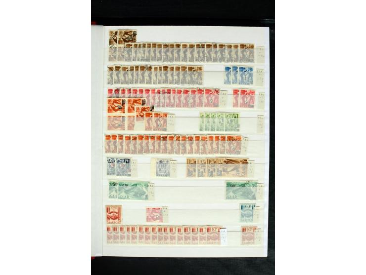 1920/59, postfrischer, ungebrauchter und gestempelter Bestand mit u.a. Mi.-Nr. 10yI, 144-50 (3), 151-57 (2), 161-67, 171-77, 