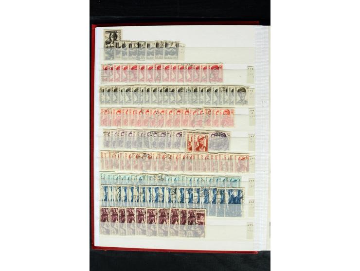 1920/59, postfrischer, ungebrauchter und gestempelter Bestand mit u.a. Mi.-Nr. 10yI, 144-50 (3), 151-57 (2), 161-67, 171-77, 