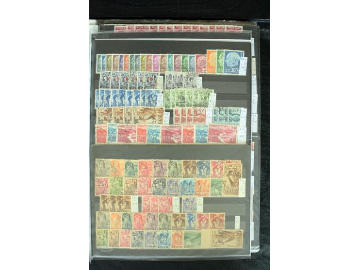 1920/59, postfrischer, ungebrauchter und gestempelter Bestand mit u.a. Mi.-Nr. 10yI, 144-50 (3), 151-57 (2), 161-67, 171-77, 