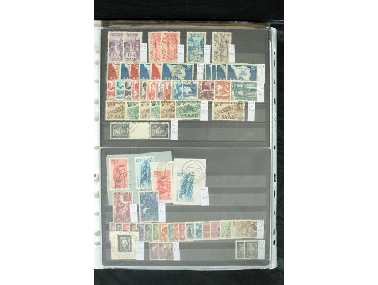 1920/59, postfrischer, ungebrauchter und gestempelter Bestand mit u.a. Mi.-Nr. 10yI, 144-50 (3), 151-57 (2), 161-67, 171-77, 