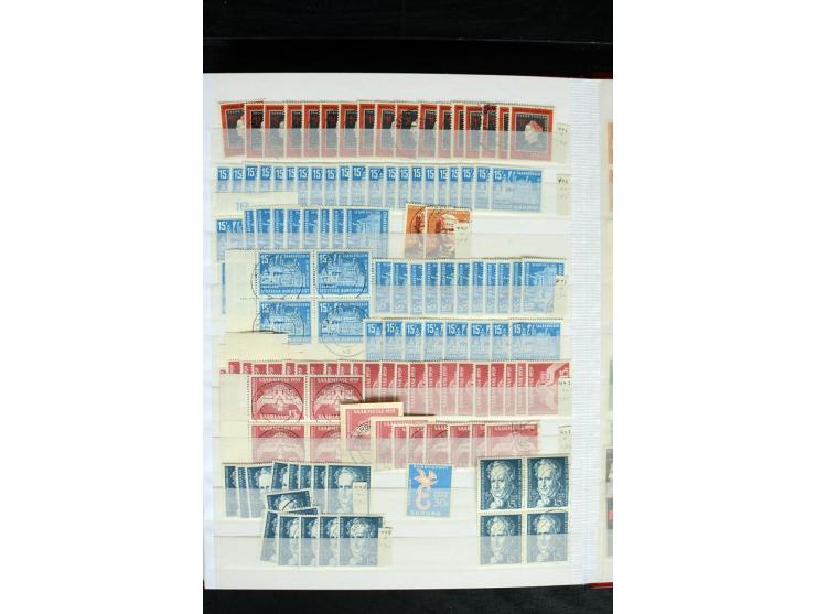 1920/59, postfrischer, ungebrauchter und gestempelter Bestand mit u.a. Mi.-Nr. 10yI, 144-50 (3), 151-57 (2), 161-67, 171-77, 