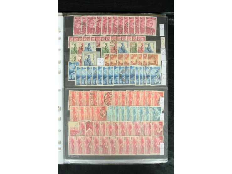 1920/59, postfrischer, ungebrauchter und gestempelter Bestand mit u.a. Mi.-Nr. 10yI, 144-50 (3), 151-57 (2), 161-67, 171-77, 