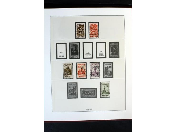 1920/59, postfrische und ungebrauchte Sammlung mit u.a. Mi.-Nr. 128-34, 151-57, 161-67, 226-38I, Bl.1 und2 etc., dazu gestemp