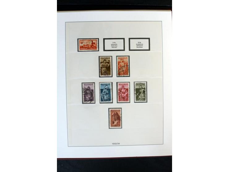 1920/59, postfrische und ungebrauchte Sammlung mit u.a. Mi.-Nr. 128-34, 151-57, 161-67, 226-38I, Bl.1 und2 etc., dazu gestemp