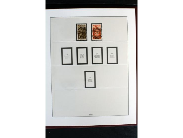 1920/59, postfrische und ungebrauchte Sammlung mit u.a. Mi.-Nr. 128-34, 151-57, 161-67, 226-38I, Bl.1 und2 etc., dazu gestemp