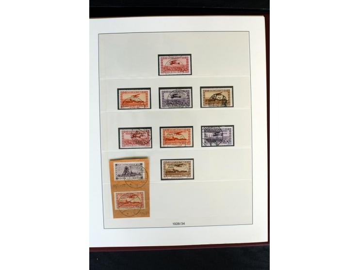 1920/59, postfrische und ungebrauchte Sammlung mit u.a. Mi.-Nr. 128-34, 151-57, 161-67, 226-38I, Bl.1 und2 etc., dazu gestemp