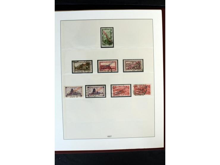 1920/59, postfrische und ungebrauchte Sammlung mit u.a. Mi.-Nr. 128-34, 151-57, 161-67, 226-38I, Bl.1 und2 etc., dazu gestemp