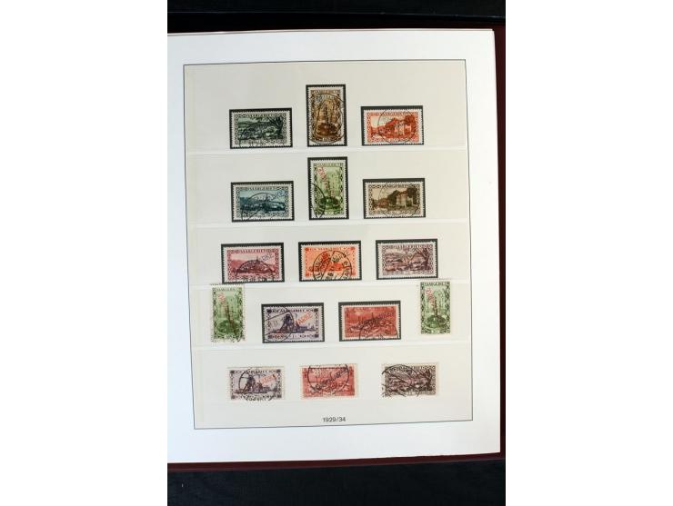 1920/59, postfrische und ungebrauchte Sammlung mit u.a. Mi.-Nr. 128-34, 151-57, 161-67, 226-38I, Bl.1 und2 etc., dazu gestemp