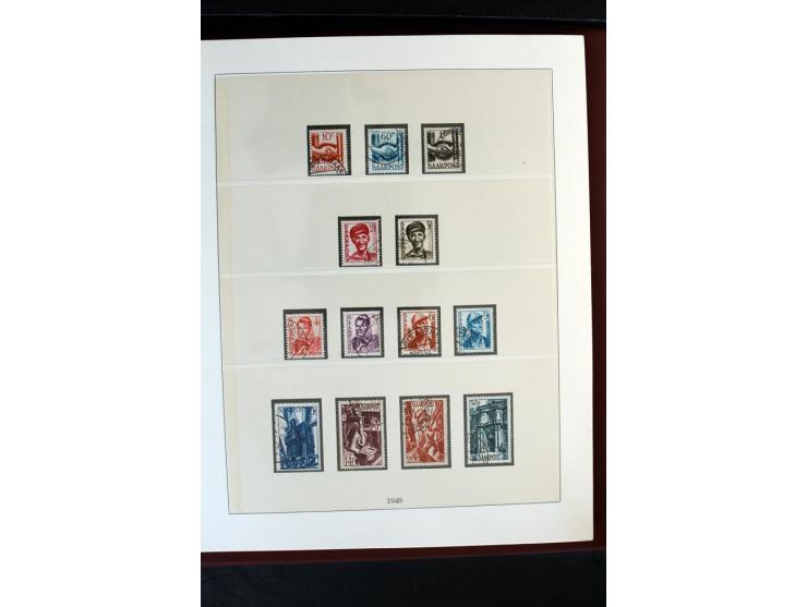 1920/59, postfrische und ungebrauchte Sammlung mit u.a. Mi.-Nr. 128-34, 151-57, 161-67, 226-38I, Bl.1 und2 etc., dazu gestemp