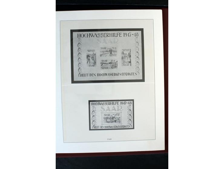1920/59, postfrische und ungebrauchte Sammlung mit u.a. Mi.-Nr. 128-34, 151-57, 161-67, 226-38I, Bl.1 und2 etc., dazu gestemp