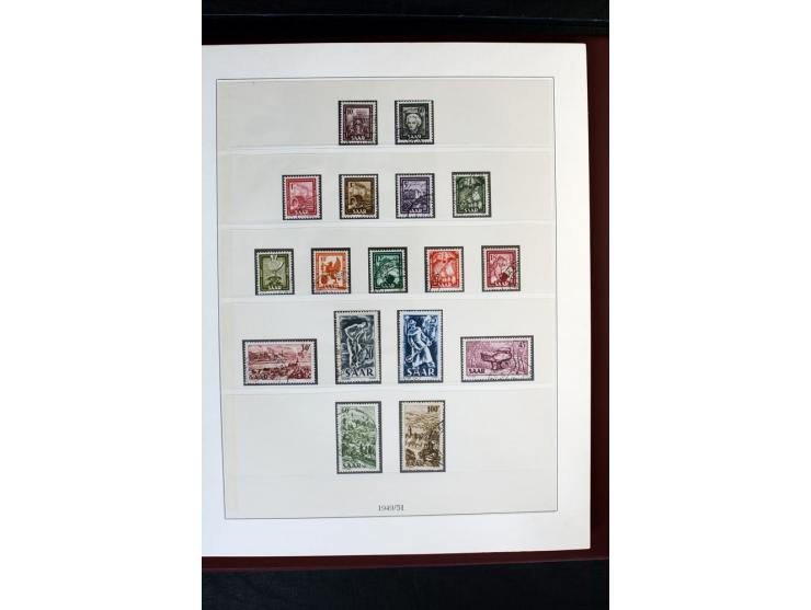 1920/59, postfrische und ungebrauchte Sammlung mit u.a. Mi.-Nr. 128-34, 151-57, 161-67, 226-38I, Bl.1 und2 etc., dazu gestemp