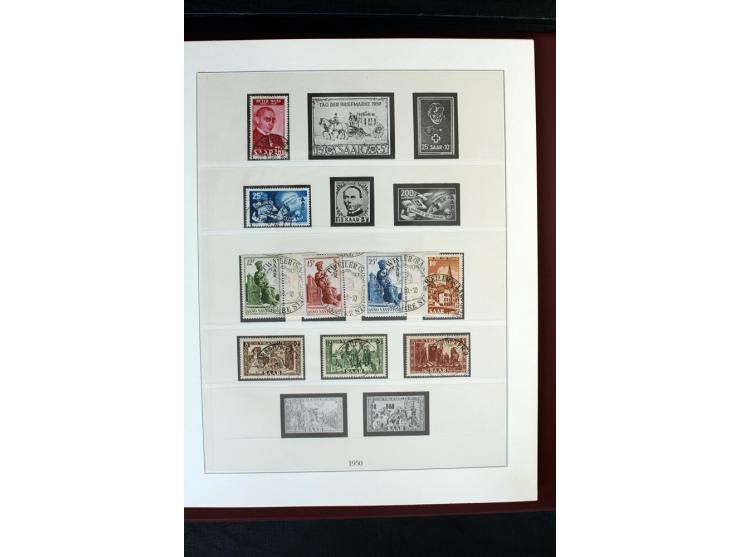 1920/59, postfrische und ungebrauchte Sammlung mit u.a. Mi.-Nr. 128-34, 151-57, 161-67, 226-38I, Bl.1 und2 etc., dazu gestemp