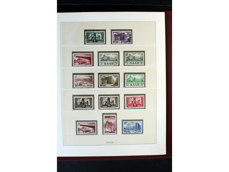 1920/59, postfrische und ungebrauchte Sammlung mit u.a. Mi.-Nr. 128-34, 151-57, 161-67, 226-38I, Bl.1 und2 etc., dazu gestemp