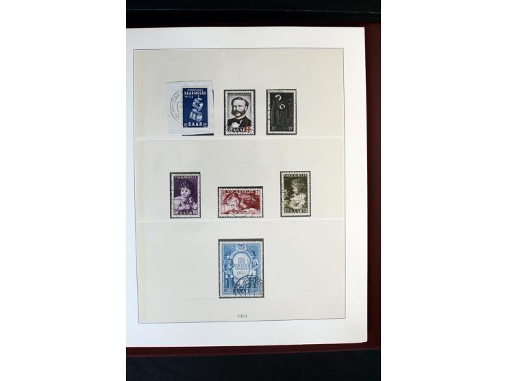 1920/59, postfrische und ungebrauchte Sammlung mit u.a. Mi.-Nr. 128-34, 151-57, 161-67, 226-38I, Bl.1 und2 etc., dazu gestemp